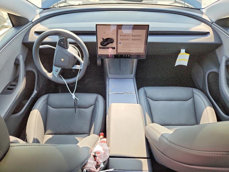 2026 Tesla Model 3 VIN 5YJ3E1EAXTF155621 COPART salvage auction — REAR END, Salvage Title, sold $12,700 on 2026-07-23 (photo 8)