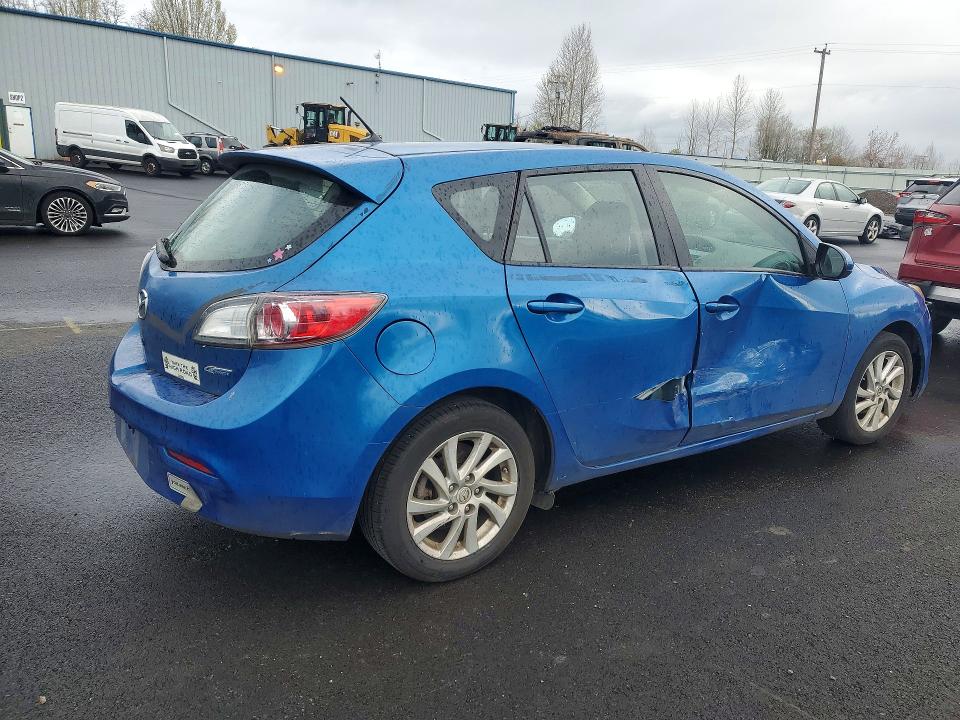 2012 Mazda 3 VIN JM1BL1L8XC1677160 COPART salvage auction — REAR END, OR - SALVAGE TITLE CERTIFICATE, sold $1,150 on 2026-07-06 (photo 3)