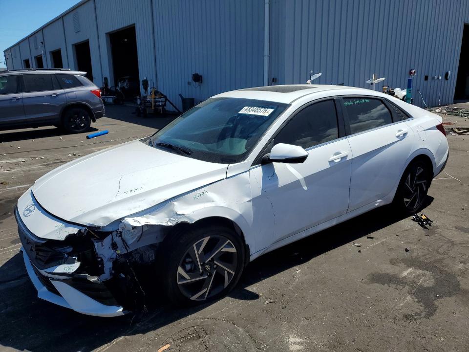 2025 Hyundai Elantra VIN KMHLN4DJ8SU141222 COPART salvage auction — FRONT END, FL, sold $6,600 on 2026-07-15 (photo 1)