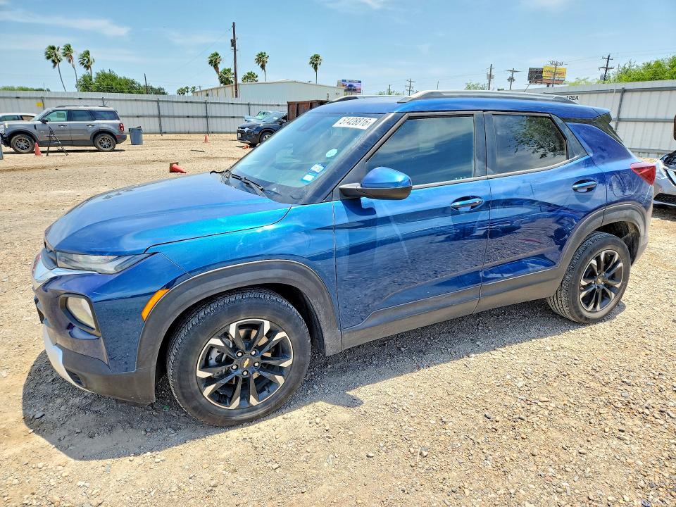 2021 Chevrolet Trailblazer VIN KL79MPSL1MB010023 COPART salvage auction — HAIL, Tx - Certificate Of Title, sold $3,450 on 2026-07-08 (photo 1)