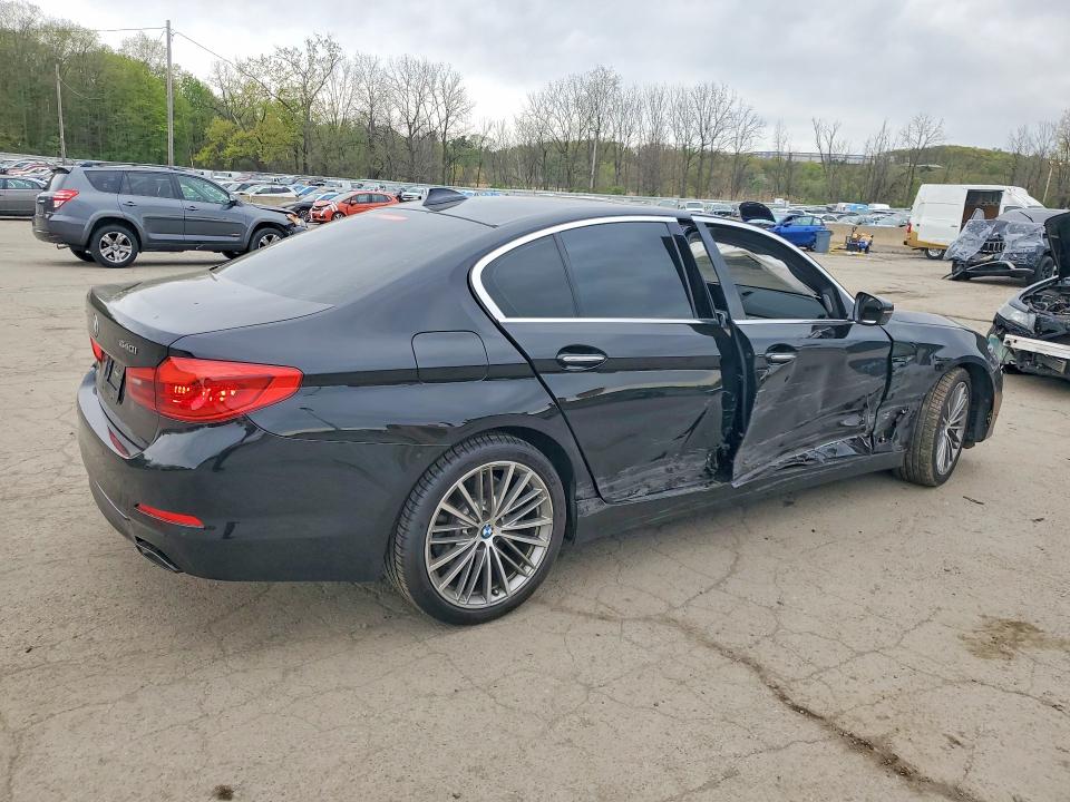 2018 BMW 5er VIN WBAJE7C52JWD53408 COPART salvage auction — SIDE, NY - MV-907A SALVAGE CERTIFICATE, sold $4,150 on 2026-07-21 (photo 3)