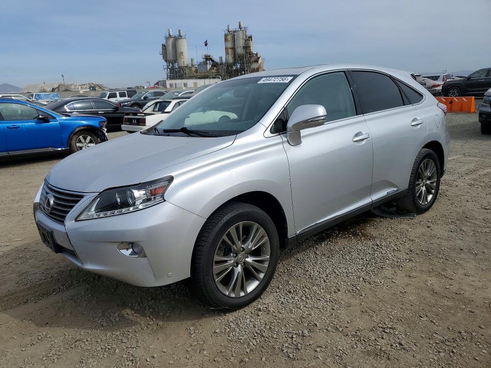 2013 Lexus Rx VIN JTJZB1BA7D2412873 COPART salvage auction — SIDE, Ca - Dis/Dlr/Exp Only Clean Title, sold $4,200 on 2026-07-10 (photo 1)