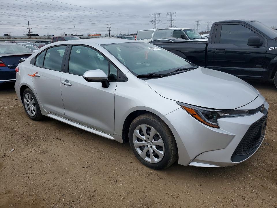 2022 Toyota Corolla VIN 5YFEPMAE1NP295464 COPART salvage auction — REAR END, Il - Salvage Certificate, sold $8,200 on 2026-07-09 (photo 4)