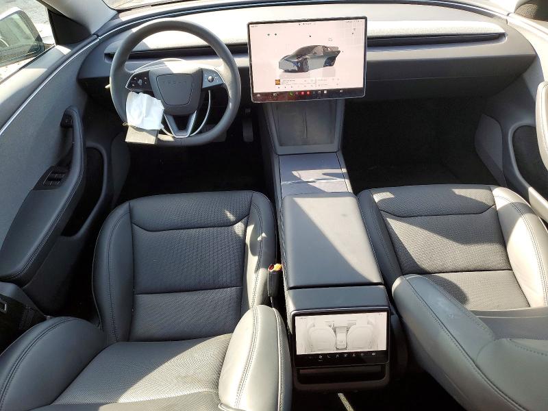 2025 Tesla Model 3 VIN 5YJ3E1EA4SF069297 COPART salvage auction — REAR END, Md - Cert Of Salvage < 75% Damage, sold $2,900 on 2026-07-23 (photo 8)
