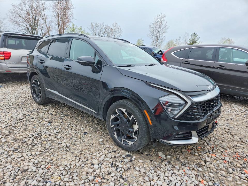 2023 Kia Sportage VIN 5XYK5CAFXPG105678 COPART salvage auction — FRONT END, Mi - Certificate Of Title, sold $10,400 on 2026-07-30 (photo 4)