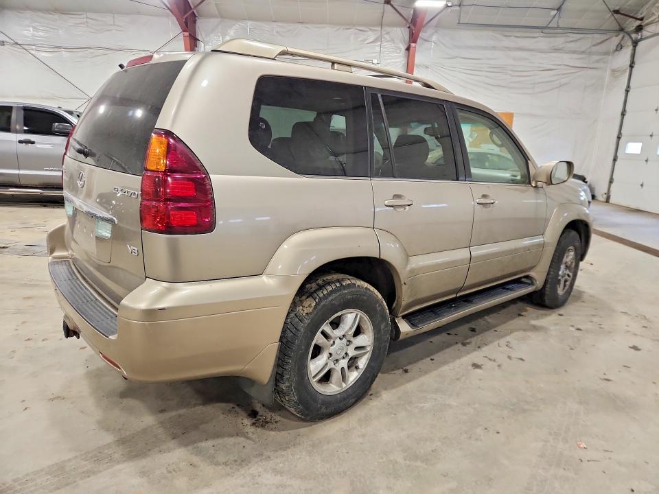 2003 Lexus Gx 470 VIN JTJBT20X830014383 COPART salvage auction — MINOR DENT/SCRATCHES, TX - SALVAGE VEHICLE TITLE, sold $1,550 on 2026-07-27 (photo 3)