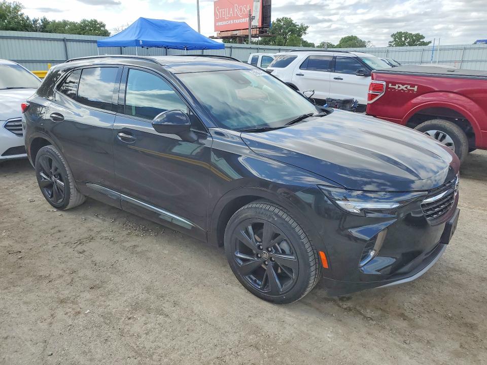 2023 Buick Envision VIN LRBFZNR42PD060057 COPART salvage auction — SIDE, Ks - Cert Of Title-Salvage, sold $7,600 on 2026-07-08 (photo 4)