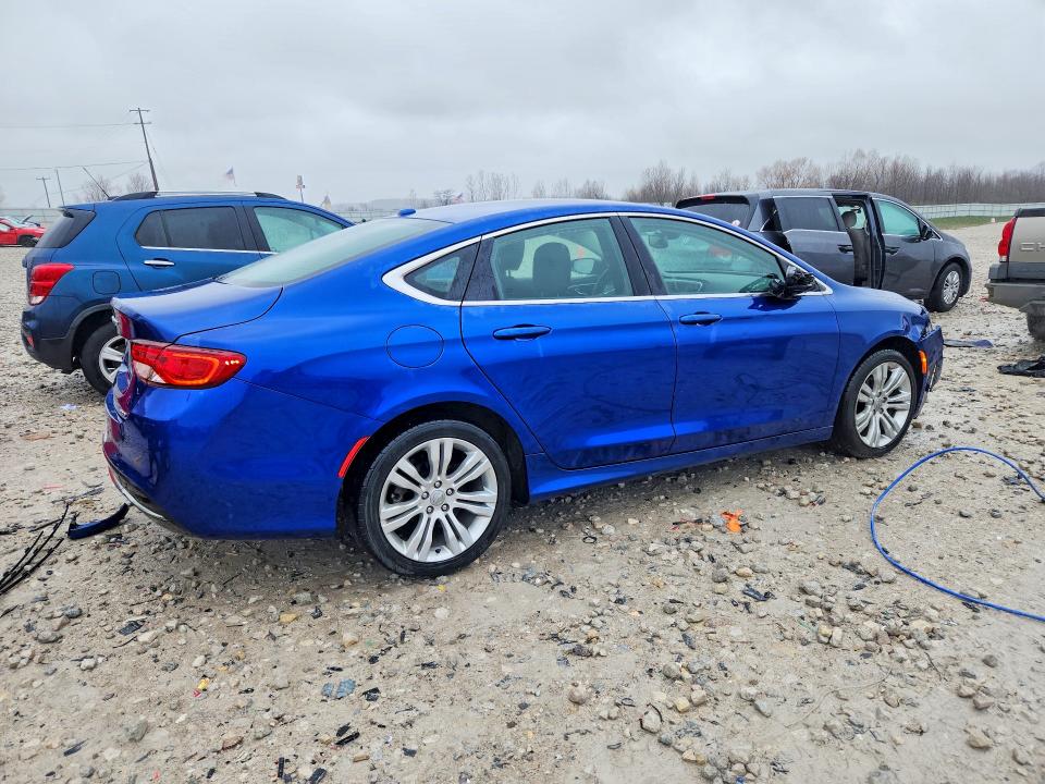 2015 Chrysler 200 VIN 1C3CCCAB2FN538110 COPART salvage auction — FRONT END, Mi - Certificate Of Title, sold $700 on 2026-07-15 (photo 3)