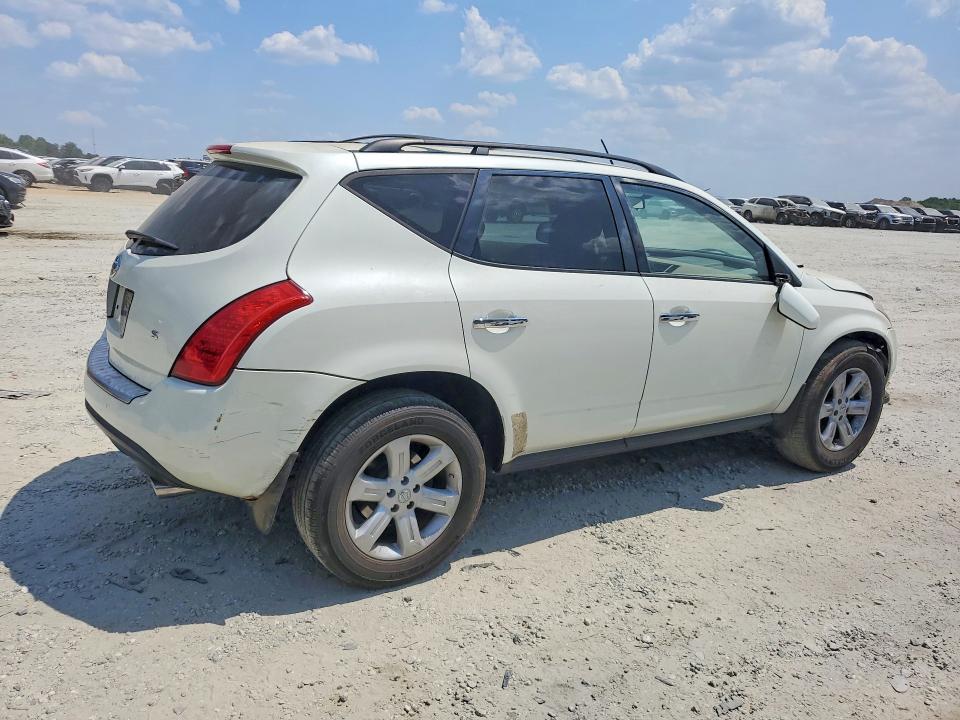 2007 Nissan Murano VIN JN8AZ08T07W506903 COPART salvage auction — FRONT END, GA - CERT OF TITLE-SALVAGE, sold $600 on 2026-07-22 (photo 3)