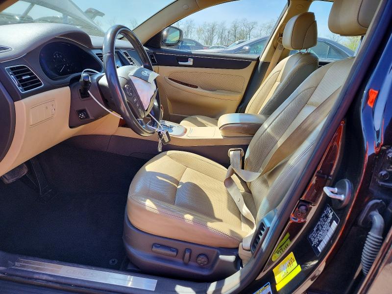 2014 Hyundai Genesis VIN KMHGC4DDXEU260329 COPART salvage auction — FRONT END, Md - Cert Of Salvage > 75% Damage, sold $900 on 2026-07-30 (photo 7)