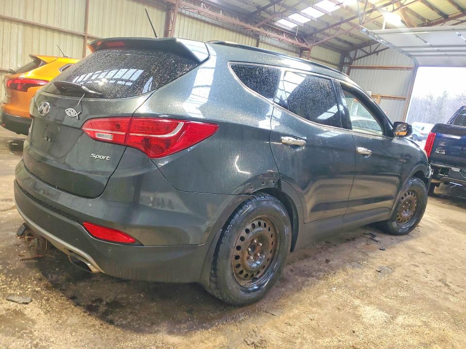 2013 Hyundai Santa fe VIN 5XYZU3LB6DG096310 COPART salvage auction — FRONT END, Salvage Title, sold $1,050 on 2026-07-09 (photo 3)