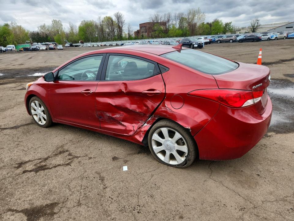 2012 Hyundai Elantra VIN KMHDH4AE8CU257508 COPART salvage auction — SIDE, Ct - Cert Of Title-Salvage, sold $525 on 2026-07-02 (photo 2)