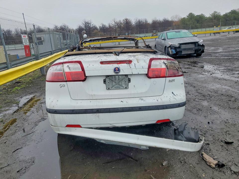 2007 Saab 9-3 VIN YS3FD79Y976106740 COPART salvage auction — BURN, NY - MV-907A SALVAGE CERTIFICATE, sold $80 on 2026-07-13 (photo 6)