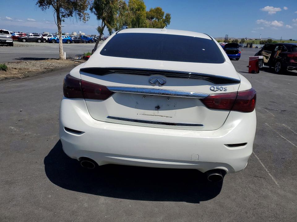 2017 Infiniti Q50 VIN JN1EV7AP8HM731701 COPART salvage auction — VANDALISM, Salvage Title, sold $1,200 on 2026-07-20 (photo 6)