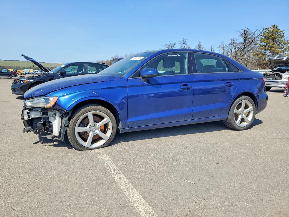 2016 Audi A3 VIN WAUB8GFF8G1027079 COPART salvage auction — FRONT END, Ny - Cert Of Title W/Unsatisfd Lien, sold $1,150 on 2026-07-13 (photo 1)