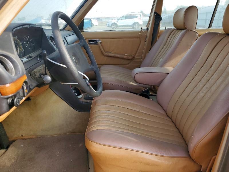 1985 Mercedes-benz 300 VIN WDBAB33C0FA261796 COPART salvage auction — NORMAL WEAR, CA - APP FOR DUP CLEAN OR AC, sold $550 on 2026-07-10 (photo 7)