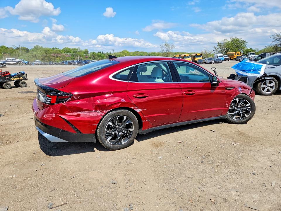 2024 Hyundai Sonata VIN KMHL64JAXRA397312 COPART salvage auction — SIDE, Md - Cert Of Salvage > 75% Damage, sold $5,300 on 2026-07-07 (photo 3)