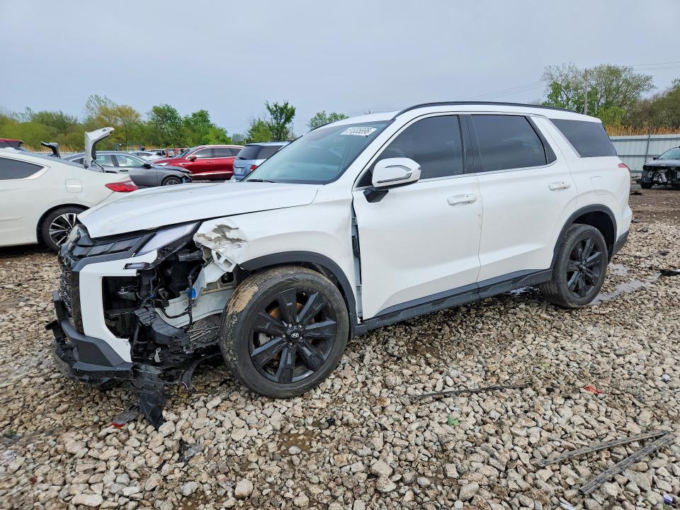 2023 Hyundai Palisade VIN KM8R3DGE8PU557468 COPART salvage auction — FRONT END, Id - Salvage Certificate Of Title, sold $6,200 on 2026-07-24 (photo 1)