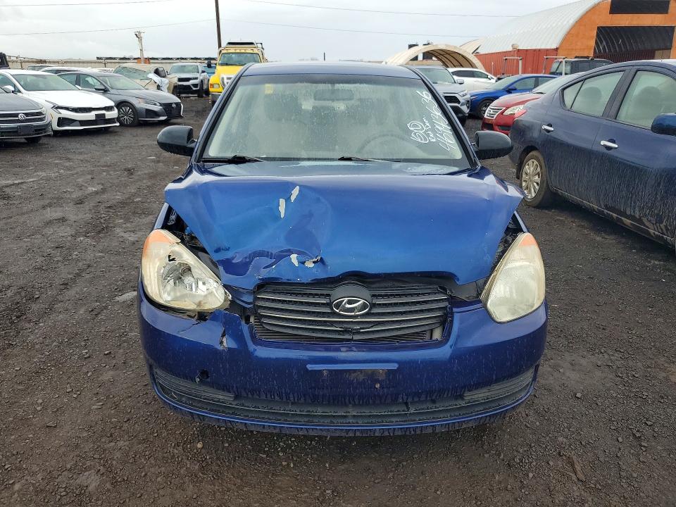 2009 Hyundai Accent VIN KMHCM46C49U308493 COPART salvage auction — FRONT END, Hi - Certificate Of Salvage, sold $1 on 2026-07-20 (photo 5)