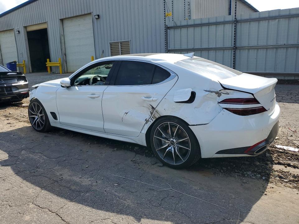 2026 Genesis G70 VIN KMTG24SC7TU165629 COPART salvage auction — FRONT END, Ga - Cert Of Title-Salvage, sold $7,600 on 2026-08-21 (photo 2)