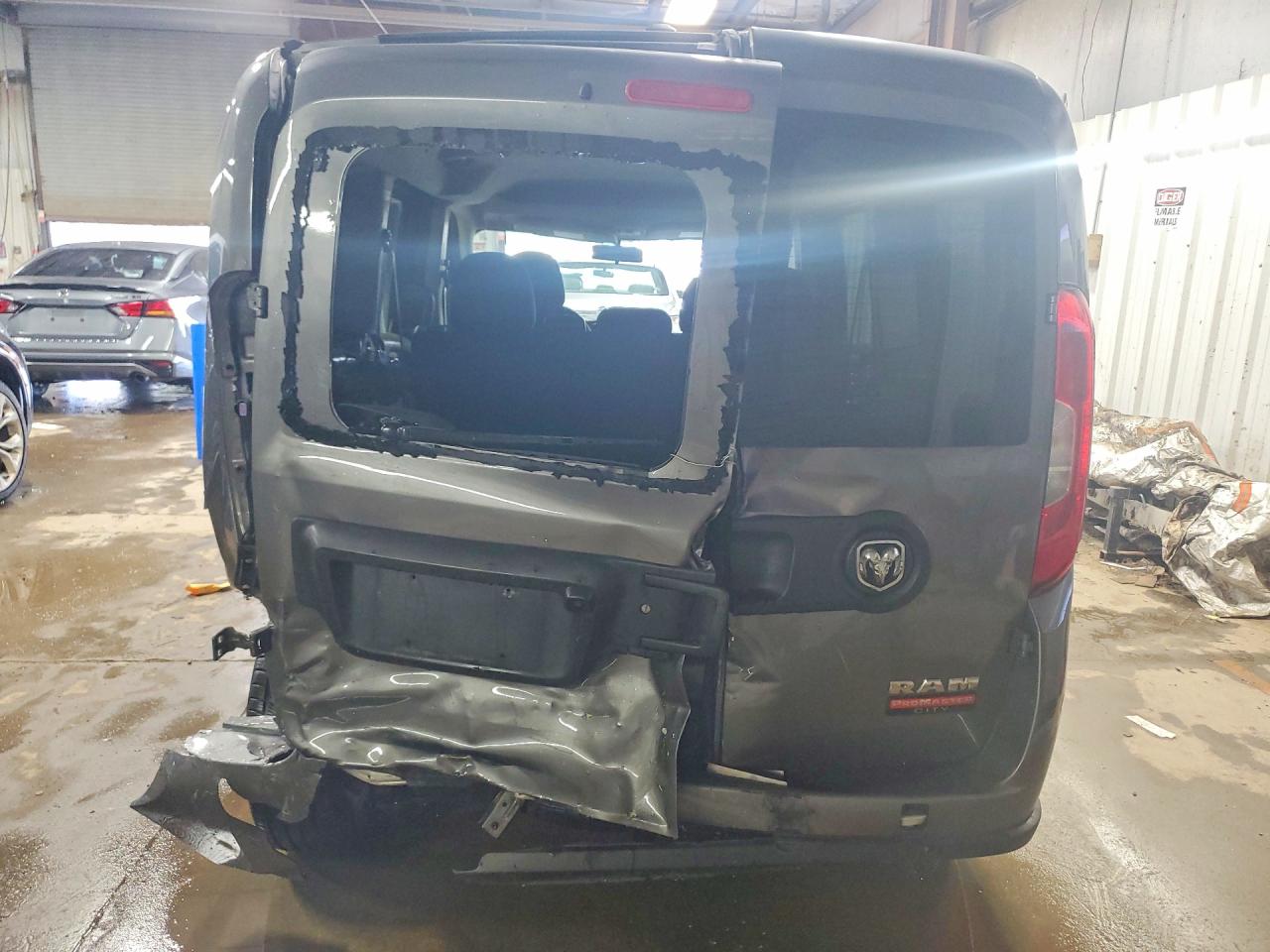 2018 Ram ProMaster City VIN ZFBERFBB3J6L20864 COPART salvage auction — Rear End, IL - SALVAGE CERTIFICATE, sold $3,000 on 2026-06-30 (photo 6)