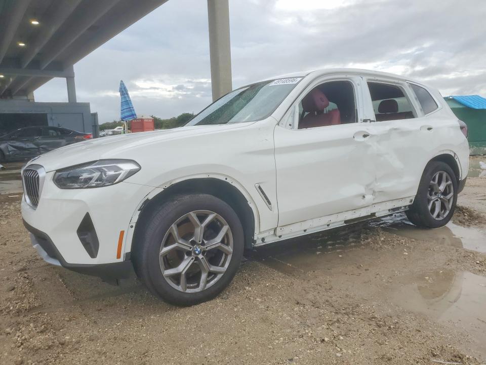 2024 BMW X3 VIN 5UX43DP00R9W78051 COPART salvage auction — SIDE, FL - CERTIFICATE OF DESTRUCTION, sold $14,800 on 2026-07-02 (photo 1)