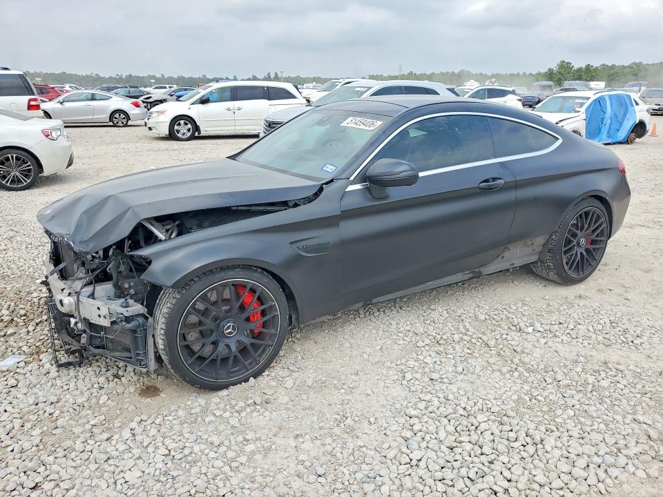 2017 Mercedes-benz C-klasse VIN WDDWJ8HB6HF450178 COPART salvage auction — FRONT END, TX - SALVAGE VEHICLE TITLE, sold $8,500 on 2026-07-10 (photo 1)