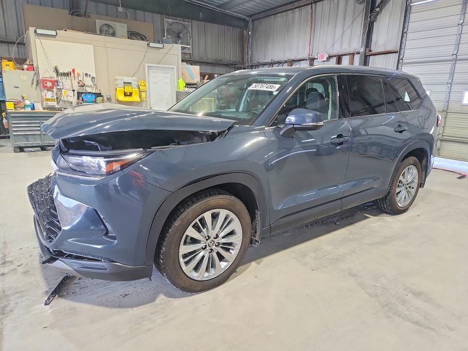 2024 Toyota Highlander VIN 5TDAAAB59RS003974 COPART salvage auction — FRONT END, MO - SALVAGE CERTIFICATE OF TITLE, sold $20,500 on 2026-07-27 (photo 1)
