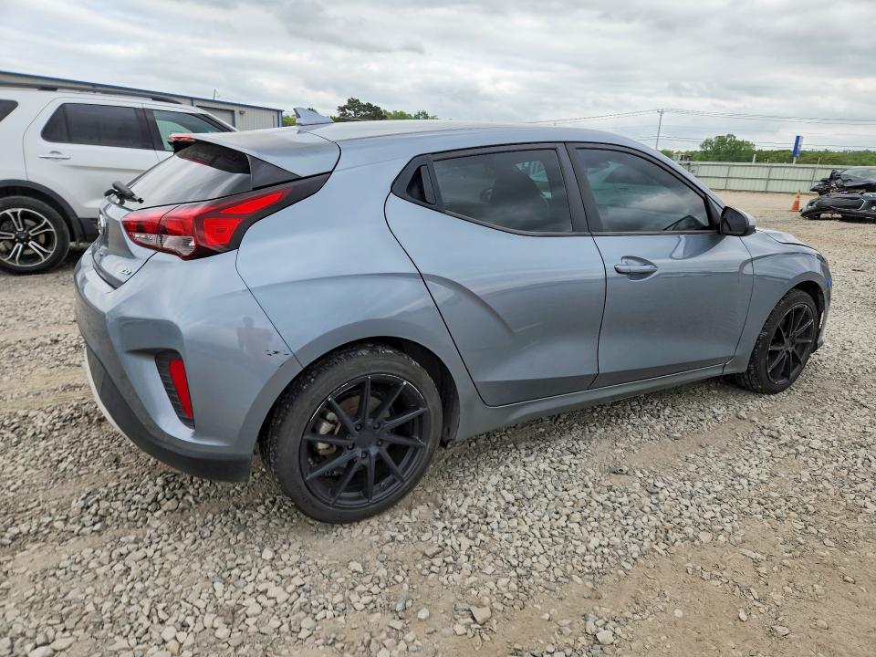 2019 Hyundai Veloster VIN KMHTG6AF6KU017374 COPART salvage auction — FRONT END, Ar - Cert Of Title-Salvage, sold $4,200 on 2026-07-06 (photo 3)