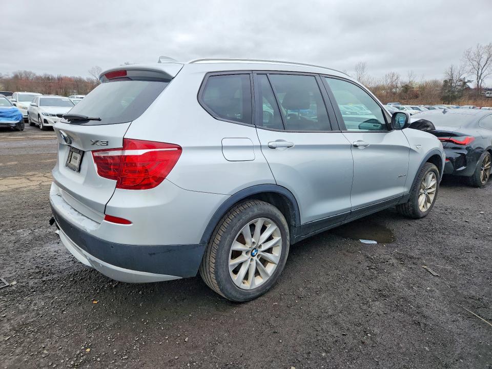 2013 BMW X3 VIN 5UXWX9C58D0D02211 COPART salvage auction — FRONT END, CT, sold $475 on 2026-07-17 (photo 3)