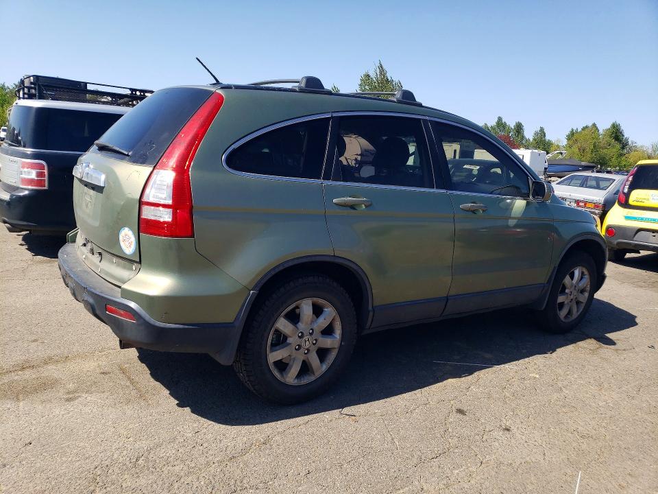 2007 Honda Cr-v VIN JHLRE38767C052823 COPART salvage auction — REAR END, Or - Salvage Title Certificate, sold $600 on 2026-07-13 (photo 3)