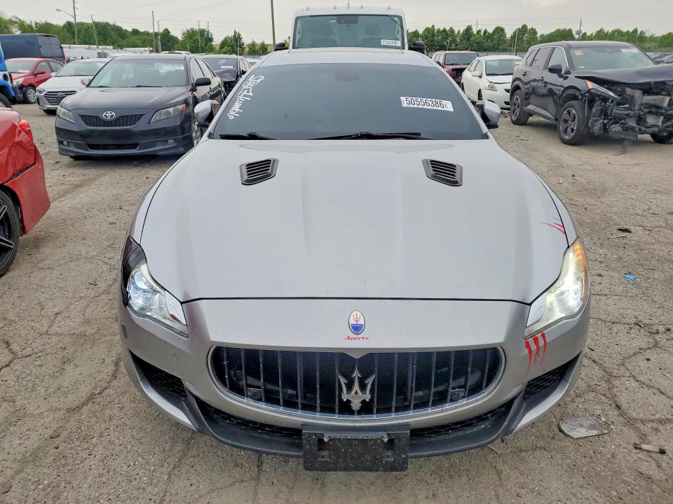 2014 Maserati Quattroporte VIN ZAM56RRA6E1079319 COPART salvage auction — FRONT END, In - Cert Of Title-Salvage Title, sold $2,950 on 2026-07-10 (photo 5)