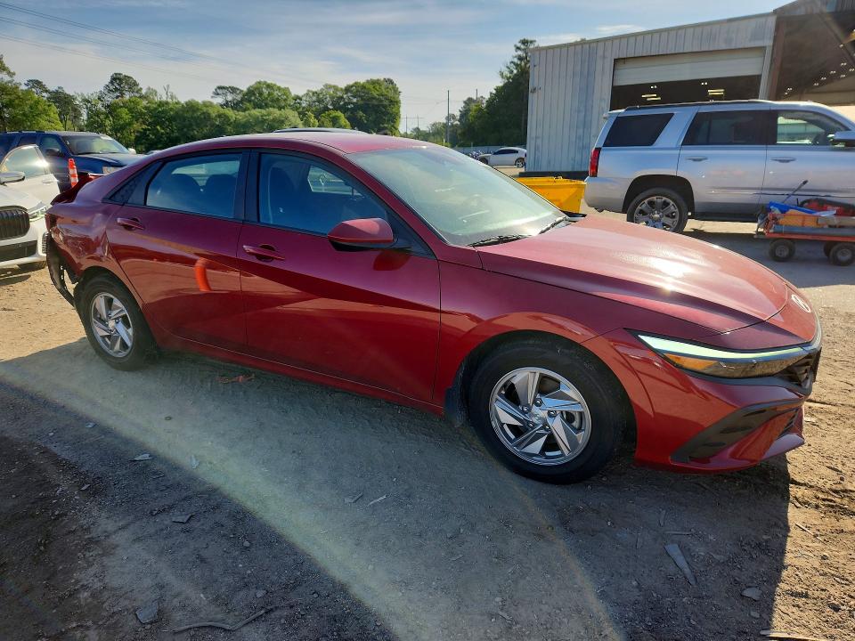 2025 Hyundai Elantra VIN KMHLL4DG7SU001995 COPART salvage auction — REAR END, Tx - Salvage Vehicle Title, sold $125 on 2026-07-24 (photo 4)
