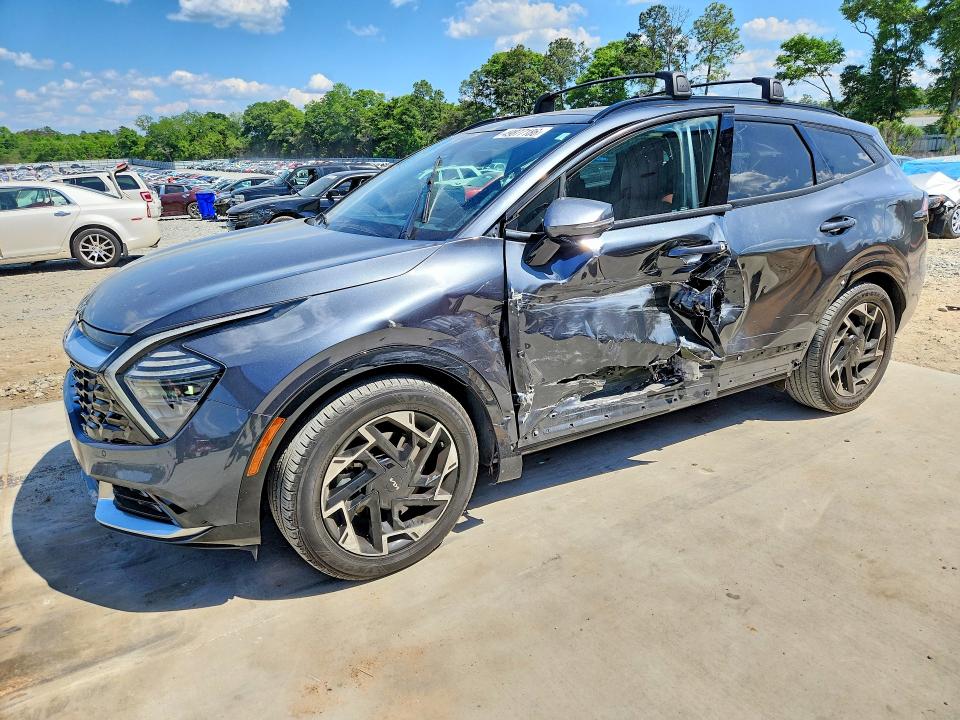 2023 Kia Sportage VIN 5XYK53AF7PG072039 COPART salvage auction — SIDE, Ga - Cert Of Title-Salvage, sold $8,900 on 2026-07-09 (photo 1)