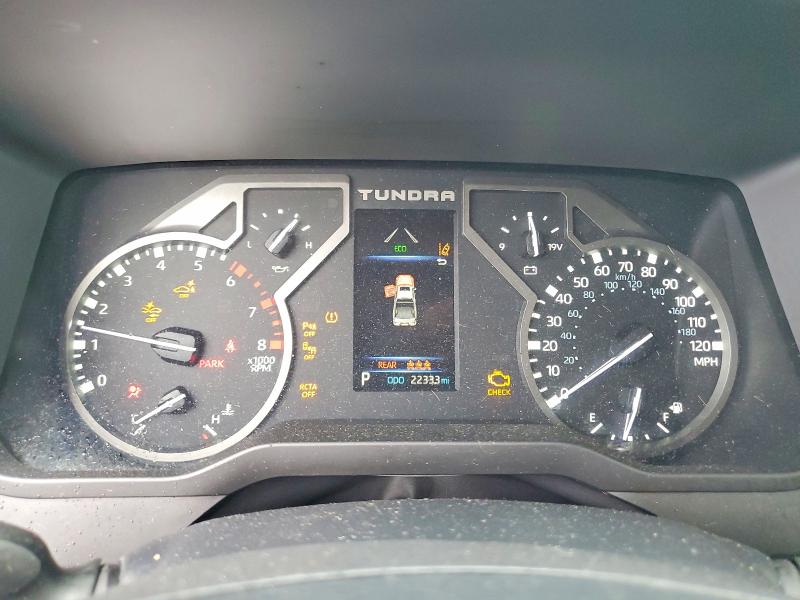 2024 Toyota Tundra VIN 5TFLA5DB6RX181533 COPART salvage auction — REAR END, Tn - Salvage Certificate, sold $23,500 on 2026-07-20 (photo 9)