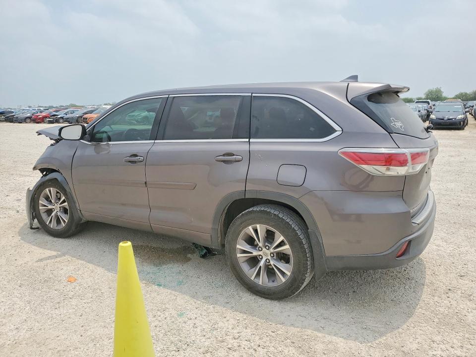 2014 Toyota VIN 5TDZKRFH0ES017002 COPART salvage auction — FRONT END, Tx - Salvage Vehicle Title, sold $3,100 on 2026-07-09 (photo 2)