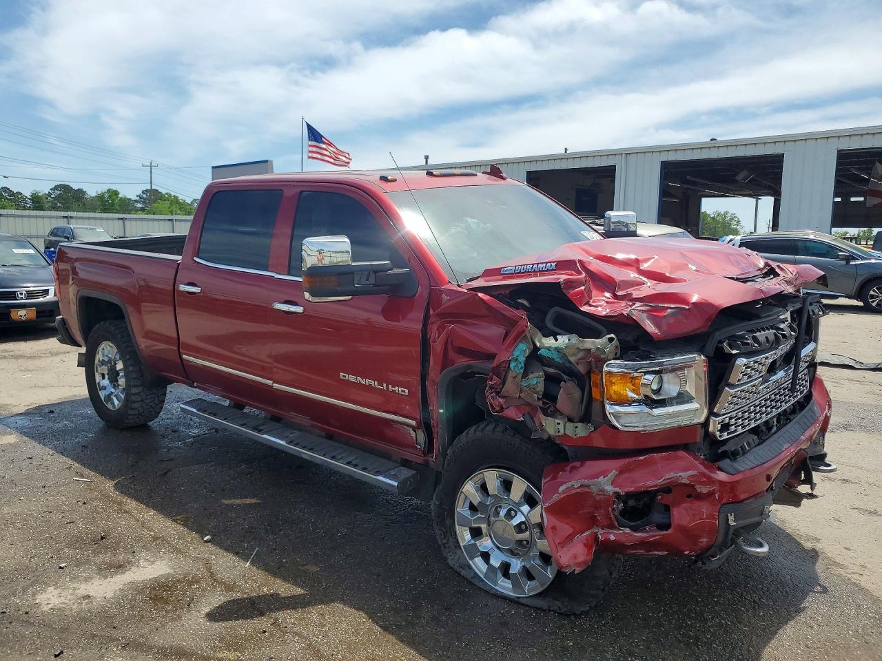 2019 GMC Sierra VIN 1GT12SEY5KF246504 COPART salvage auction — Front End, AL - CERT OF TITLE-SALVAGE TITLE, sold $7,200 on 2026-07-09 (photo 4)