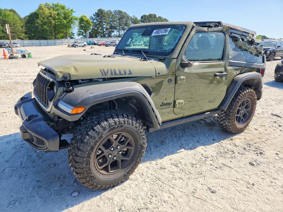 2025 Jeep Wrangler / VIN 1C4PJXAN4SW631204 — COPART salvage auction photo