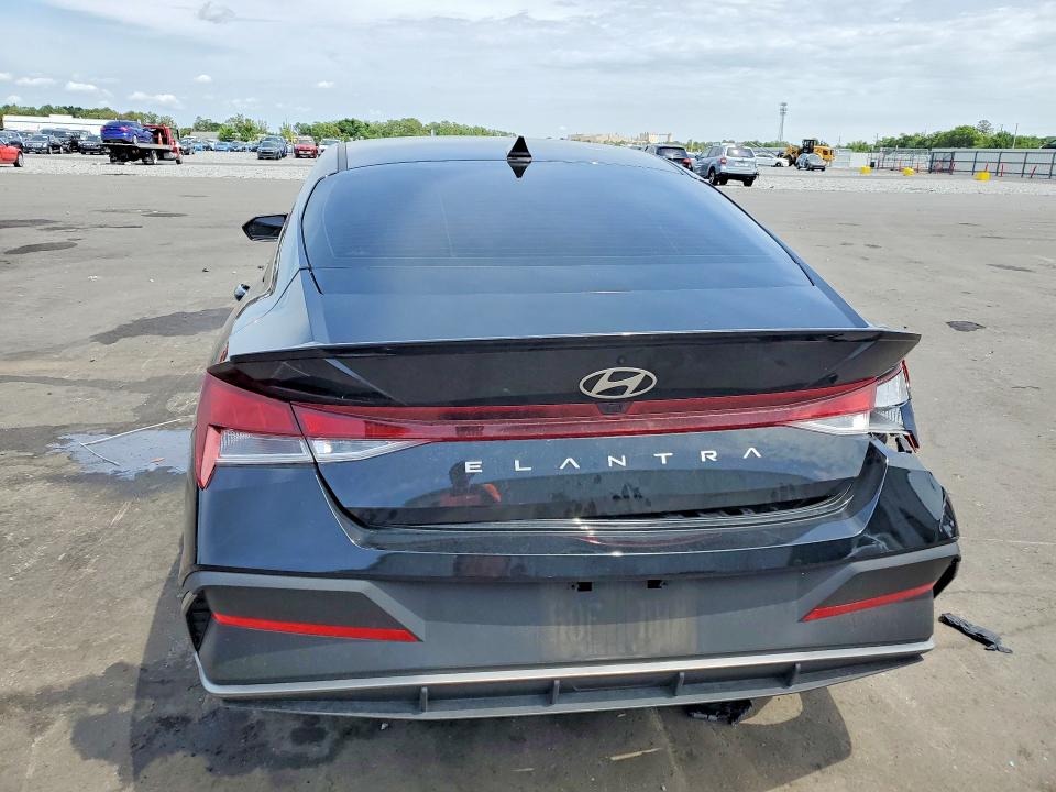 2025 Hyundai Elantra VIN KMHLM4DG1SU960015 COPART salvage auction — REAR END, Fl - Certificate Of Destruction, sold $5,500 on 2026-07-08 (photo 6)