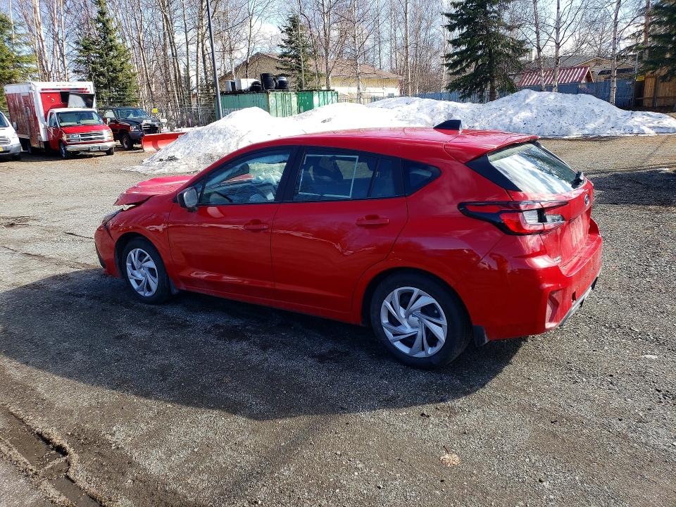 2025 Subaru Impreza VIN JF1GUABC7S8238891 COPART salvage auction — FRONT END, Ak - Certificate Of Vehicle Title (P), sold $5,100 on 2026-07-21 (photo 2)
