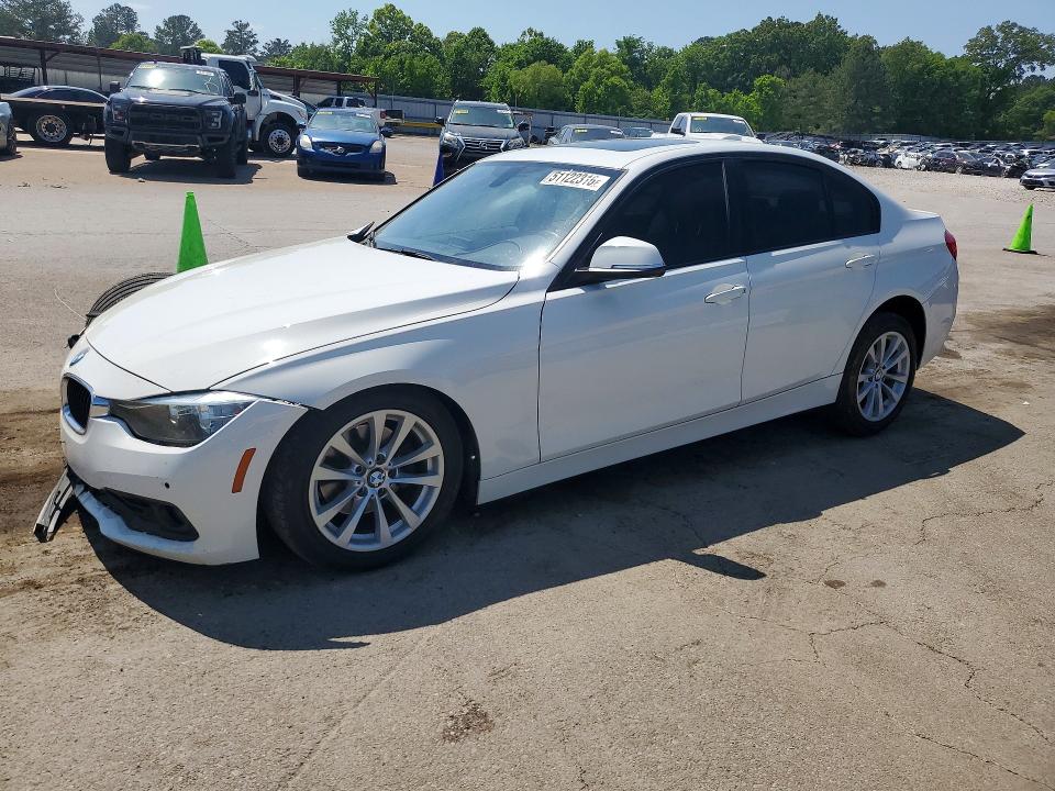 2016 BMW 3er VIN WBA8E1G59GNU12293 COPART salvage auction — FRONT END, Id - Salvage Certificate Of Title, sold $375 on 2026-07-06 (photo 1)