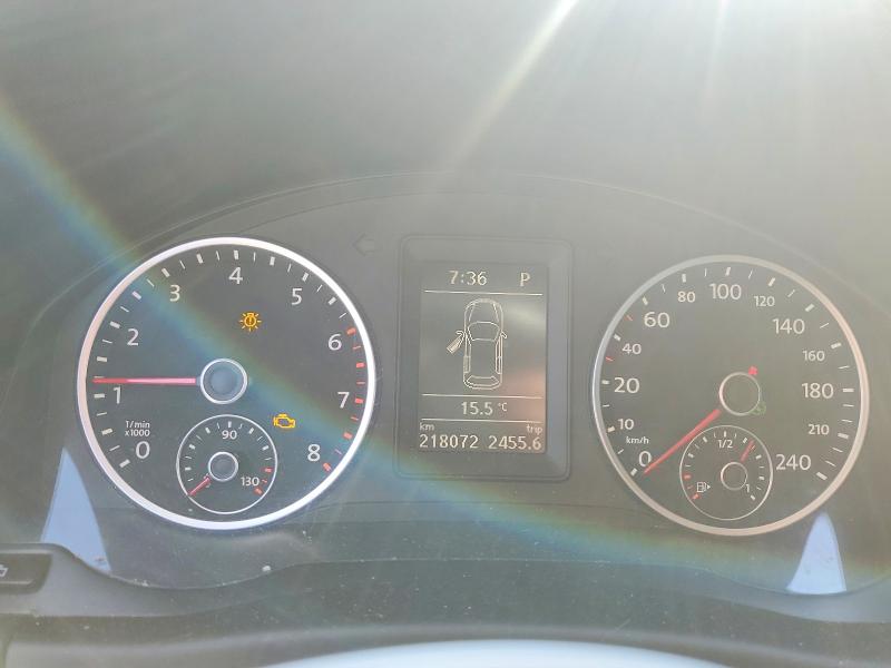 2011 Volkswagen Tiguan VIN WVGBV7AX9BW504346 COPART salvage auction — FRONT END, ON - PERMIT SALVAGE, sold $350 on 2026-08-18 (photo 9)