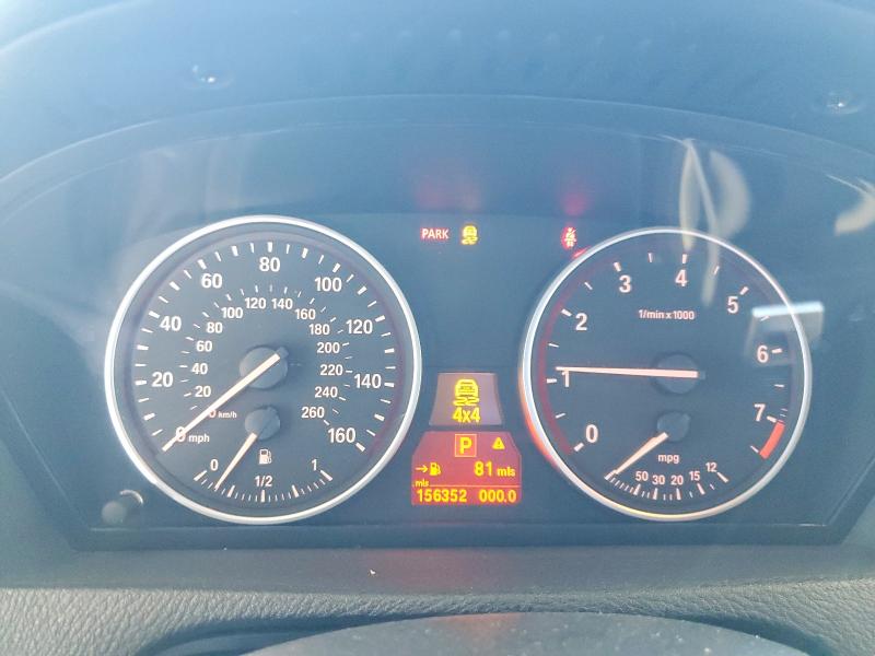2011 BMW X5 VIN 5UXZV4C54BL738911 COPART salvage auction — MINOR DENT/SCRATCHES, Ca - Dis/Dlr/Exp Only Clean Title, sold $1,400 on 2026-07-02 (photo 9)