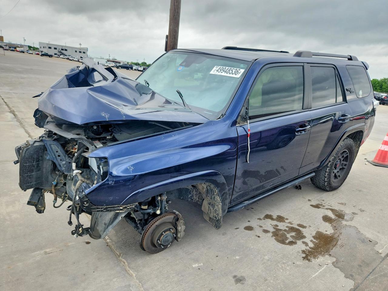 2023 Toyota 4Runner VIN JTERU5JR0P6188902 COPART salvage auction — Front End, TX - SALVAGE VEHICLE TITLE, sold $3,200 on 2026-06-25 (photo 1)