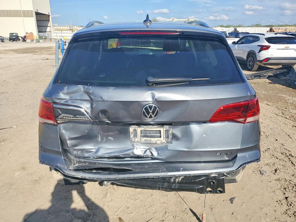 2022 Volkswagen Taos VIN 3VVLX7B2XNM090196 COPART salvage auction — REAR END, Mo - Salvage Certificate Of Title, sold $2,450 on 2026-07-09 (photo 6)
