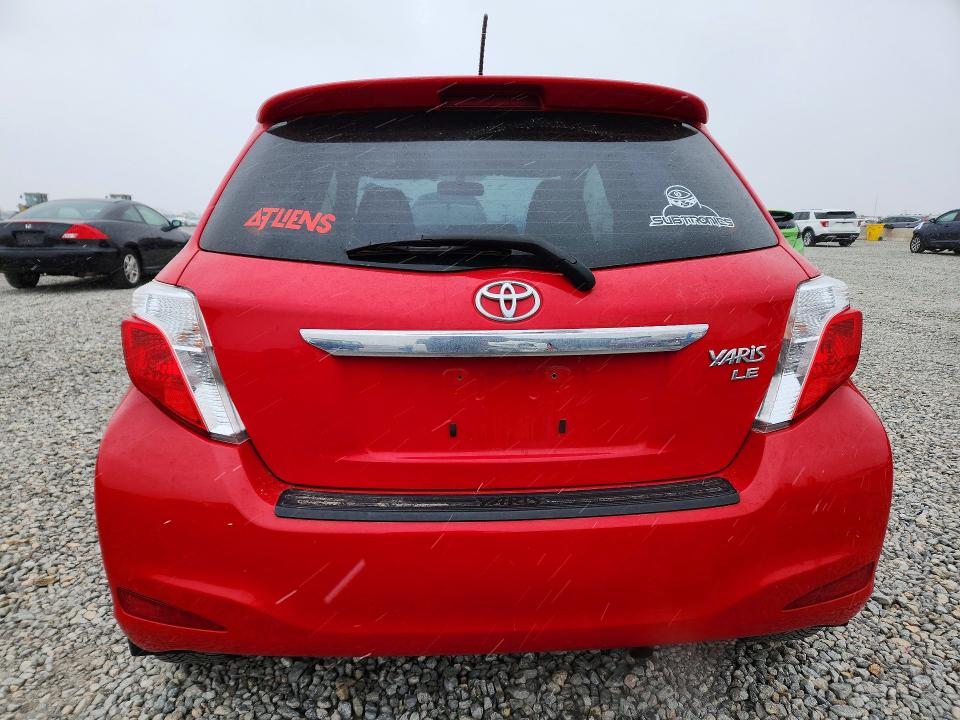 2014 Toyota Yaris VIN JTDKTUD31ED581620 COPART salvage auction — SIDE, Id - Salvage Certificate Of Title, sold $3,250 on 2026-07-02 (photo 6)