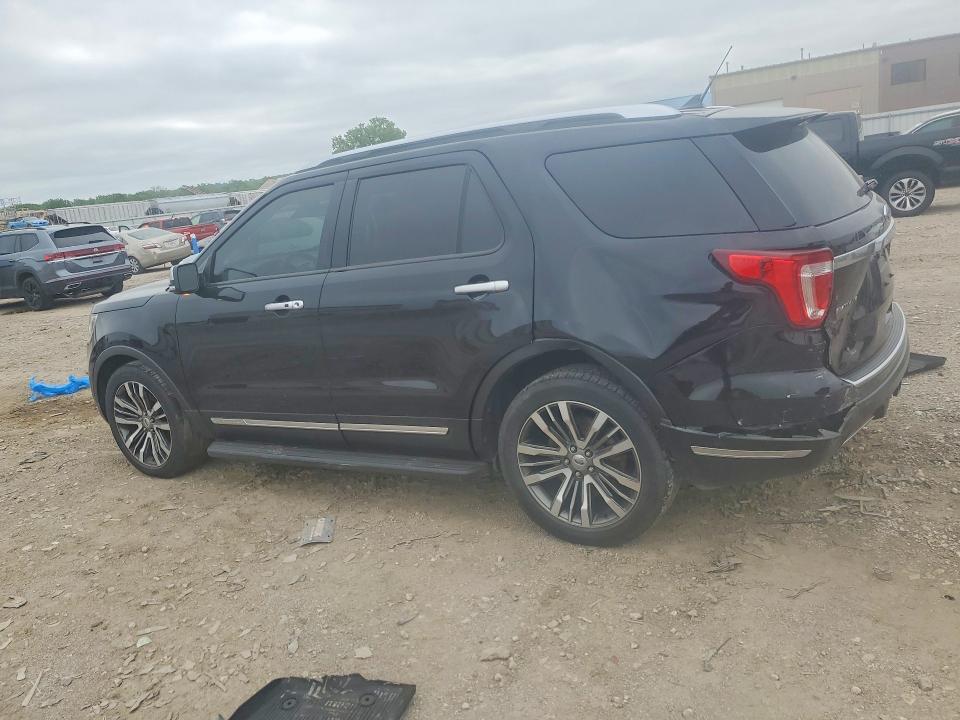 2018 Ford Explorer VIN 1FM5K8HT6JGC05775 COPART salvage auction — REAR END, Ks - Cert Of Title-Salvage, sold $5,200 on 2026-07-09 (photo 2)
