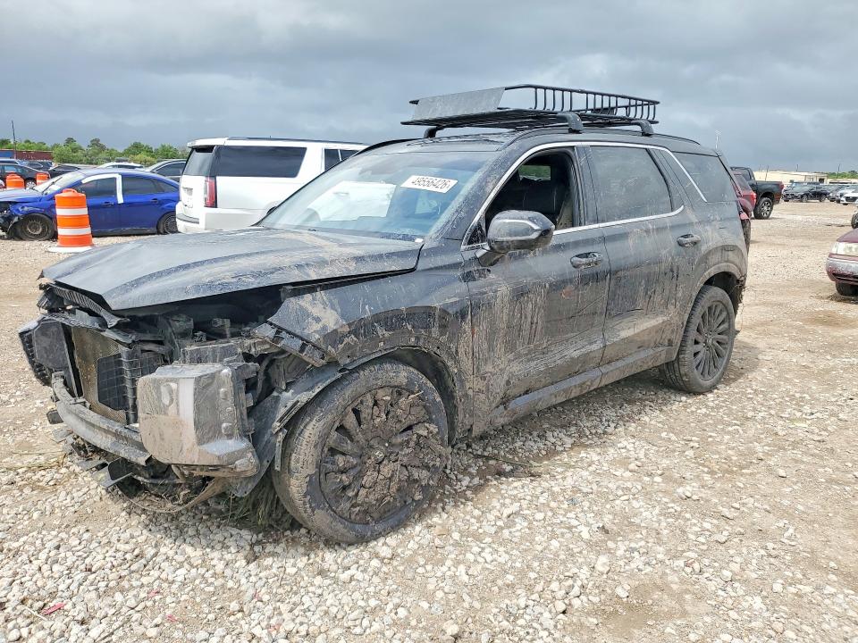 2024 Hyundai Palisade VIN KM8R7DGEXRU682057 COPART salvage auction — FRONT END, Tx - Salvage Vehicle Title, sold $7,000 on 2026-07-30 (photo 1)