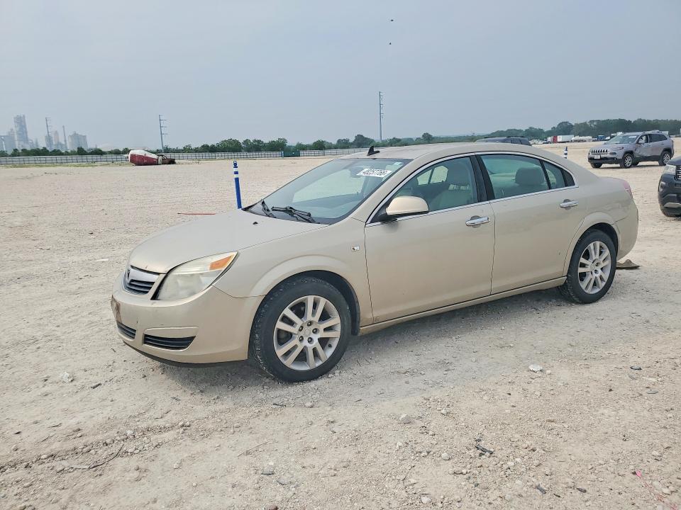 2009 Saturn Aura VIN 1G8ZV57B79F132075 COPART salvage auction — SIDE, TX - SALVAGE VEHICLE TITLE (P), sold $375 on 2026-07-09 (photo 1)