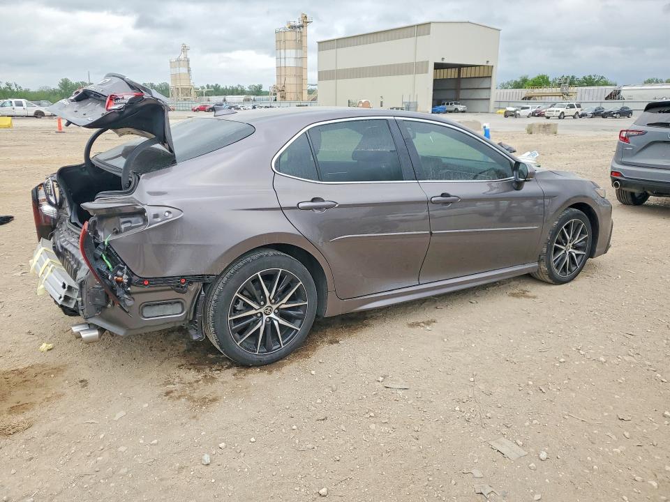 2024 Toyota Camry VIN 4T1T11AK5RU906033 COPART salvage auction — REAR END, Ks - Cert Of Title-Salvage, sold $10,700 on 2026-07-02 (photo 3)